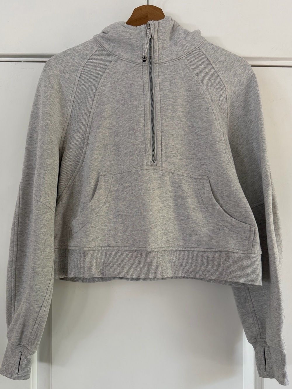 Lululemon Scuba Quarter Zip Hoodie Gray - XS/S